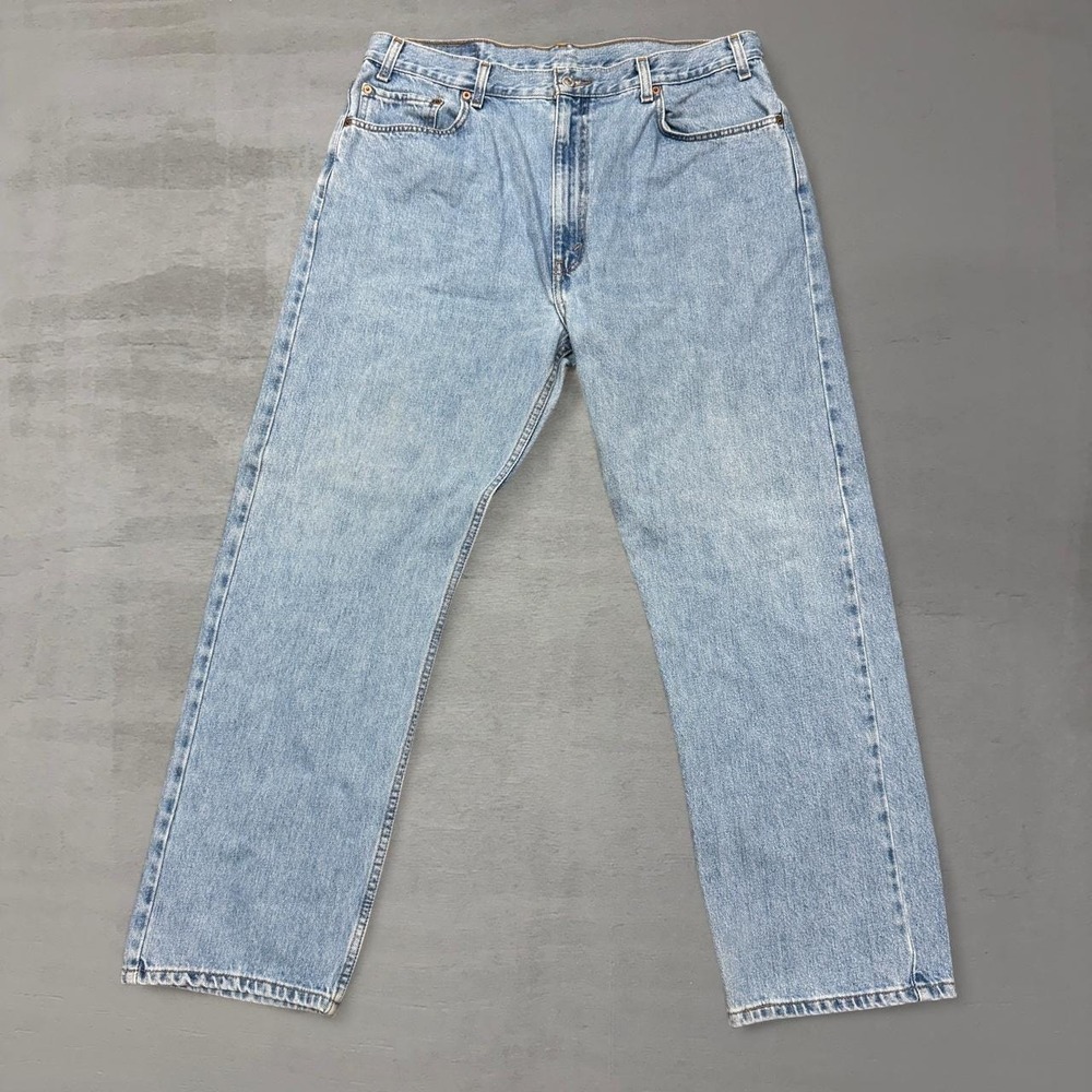 Vintage Levi's 505 Regular Fit USA‎ Straight Light Wash 90s Jeans 37 x 30